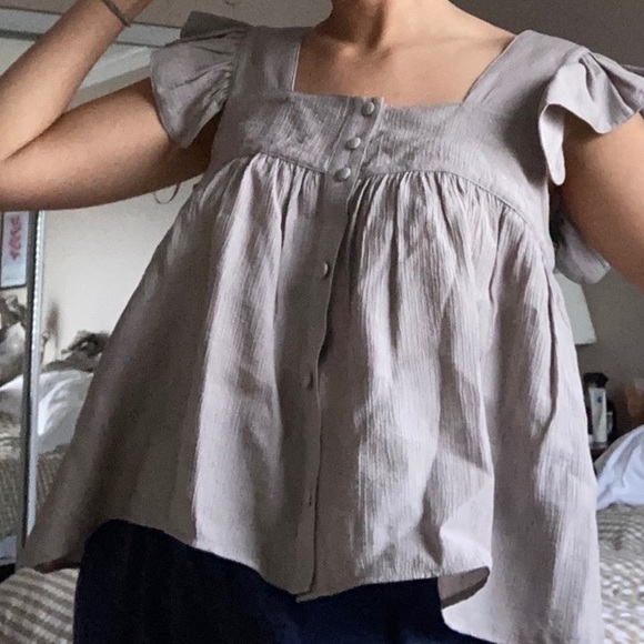 Baby doll peasant blouse - Picture 6 of 8